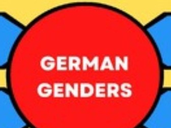 German Genders Mind Maps