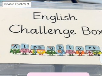 English Challenge Box