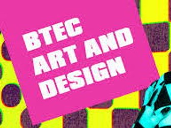 Level one BTEC Art and design