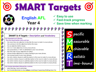 Year 4 SMART Writing Targets