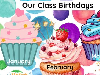 Class Birthday Poster