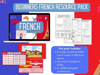 French Beginners Resource Pack