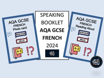 2024 AQA GCSE French - SPEAKING - BUNDLE