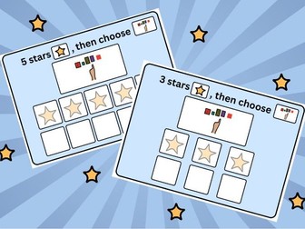 Task then Choose Boards | 1 to 6 Stars | SEND