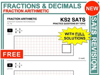 KS2 Maths (Fraction Arithmetic)