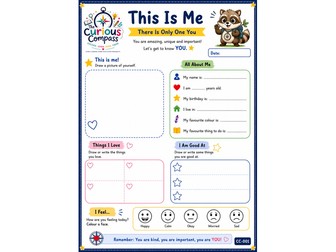 This Is Me - FREE Reception Activity Sheet