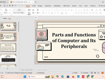Parts and Functions of Computer and Its Peripherals
