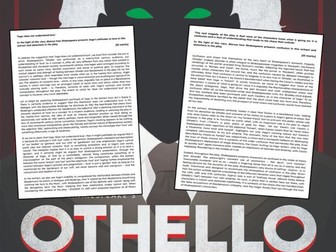 A-level English Literature 'Othello' model essays