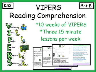 10 weeks of VIPERS Reading Comprehension (Set B)