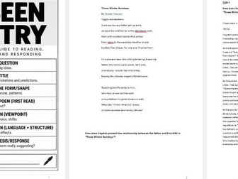 Approaching GCSE unseen poetry