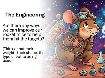 Rocket Mice Science experiment