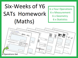 year 6 post sats homework