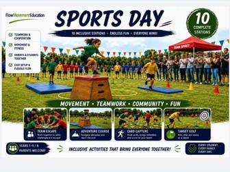Sports Day PE Pack: Stations & Printables