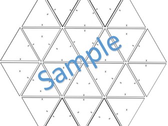 Blank Tridominoes Template