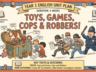 Year 1 English Unit Plan Cops and Robbers/ Toys and Games