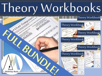 Music Theory Workbooks 1-6 BUNDLE
