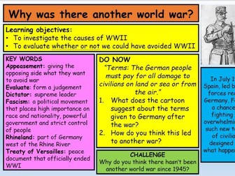 Why was there another world war?​