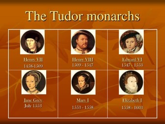 The Wars of the Roses (2) and Reign of the Tudors (11) KS3. 13 Lessons.