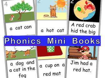 Funny Mini Phonics Books 1-7