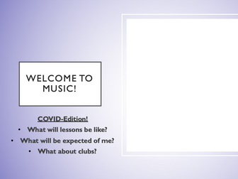 Covid Expectations - Music