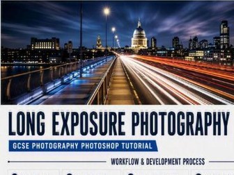 GCSE Long Exposure Photoshop tutorial