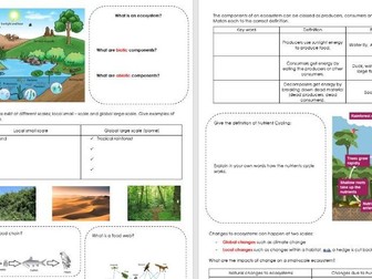 AQA GCSE Geography Living World Revision Booklet Grade 9-1