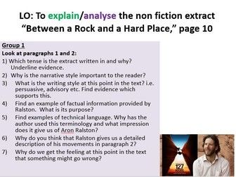 Between a Rock and a Hard Place IGCSE