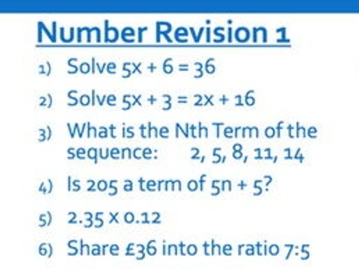 Maths GCSE Revision Resources | Teaching Resources