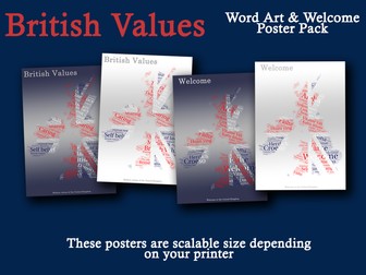 British Values & Welcome Poster Pack