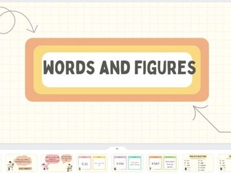 Writing numbers in words and figures (including decimals)