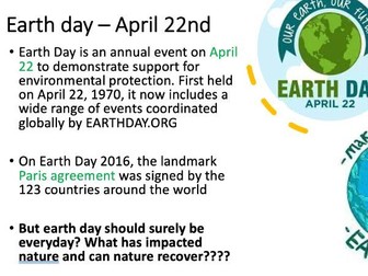 Assembly and Quizzes - Nature and the environment