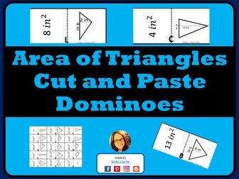 Area of Triangles Dominoes