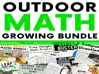 Math Outdoor Activity HUGE Bundle