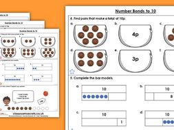 Number bonds to 20 pdf picture