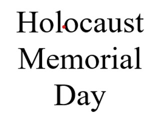 Holocaust Memorial Day