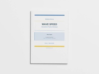 Wave Speed v=fλ - Edexcel GCSE Physics Calculation Practice Book