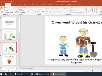 Oliver's Vegetables story plus worksheets