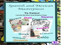 Spanish and Mexican Art Masterpieces to Colour