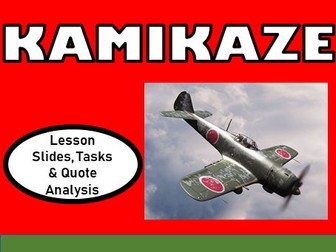 Kamikaze – Full GCSE Poetry Lesson (Slides, Student Tasks & Analysis)