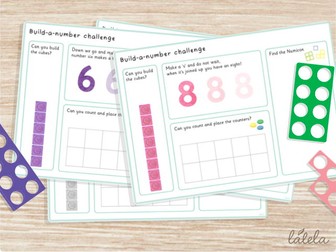 EYFS Build-a-Number 6-10: Number Formation | Recognition | Counting | Numicon