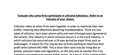 How many words should a 25 marker economics essay be image