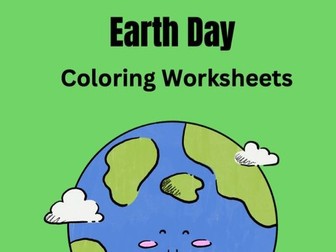 Earth Day Coloring Worksheet