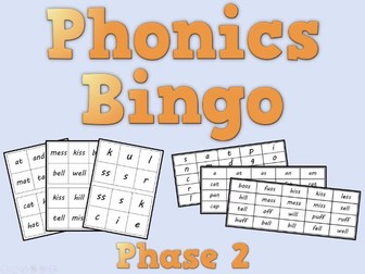 Phonics Bingo – Phase 2