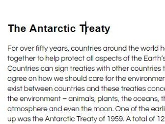 Understanding the Antarctic Treaty