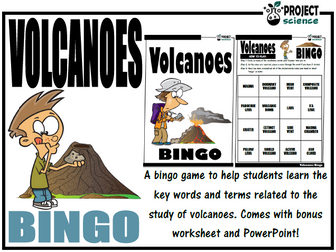 Volcanoes Bingo