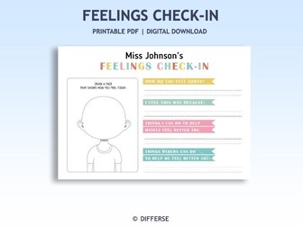 Feelings Check In | Wellness Check | Coping Skills | How Are You Feeling