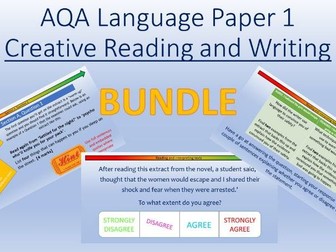 AQA Language Paper 1: Creative Reading and Writing