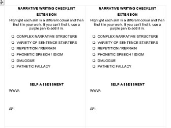 Self-Assessment Sheets