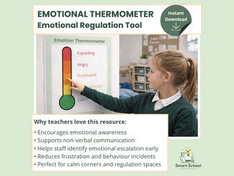 Emotion Thermometer Printable | Regulation Tool
