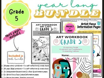 Grade 5 Art Workbook ( full set)